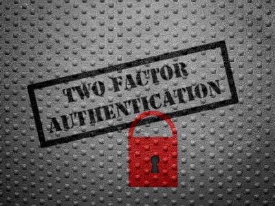 Two factor authentication