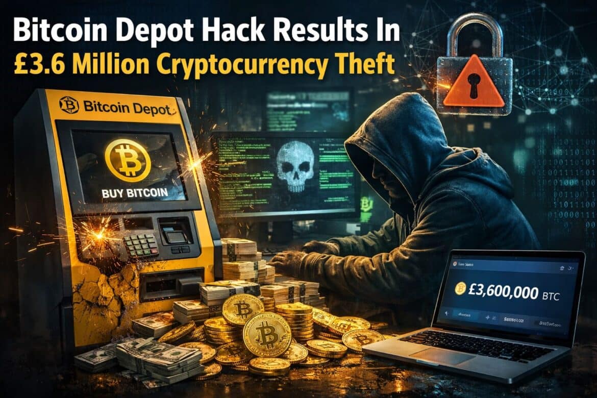 Bitcoin Depot Hack Results In £3.6 Million Cryptocurrency Theft